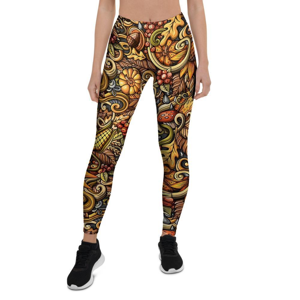 Sunflower Psychedelic Women's Leggings-grizzshop