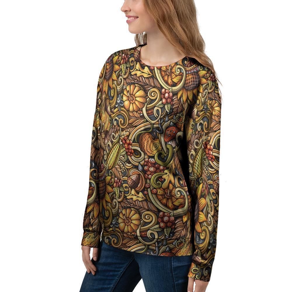 Sunflower Psychedelic Women's Sweatshirt-grizzshop