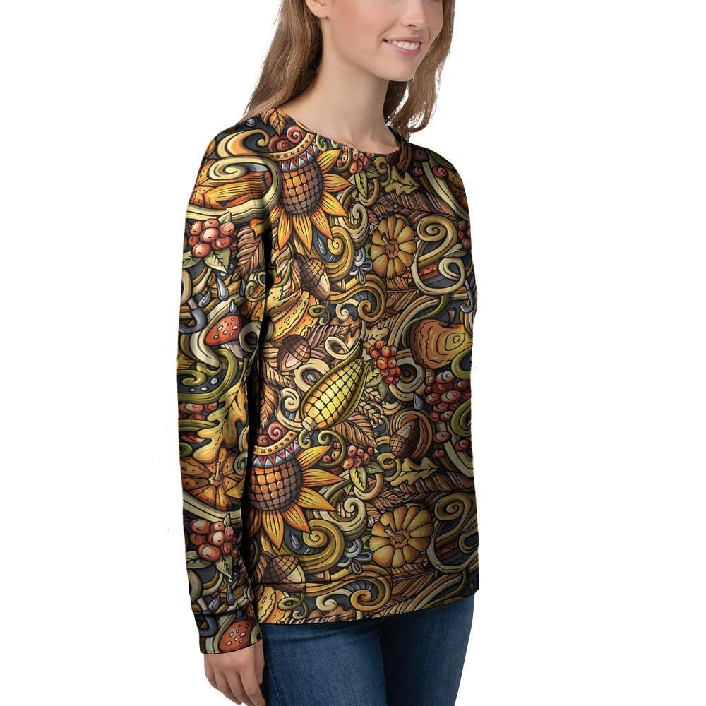 Sunflower Psychedelic Women's Sweatshirt-grizzshop