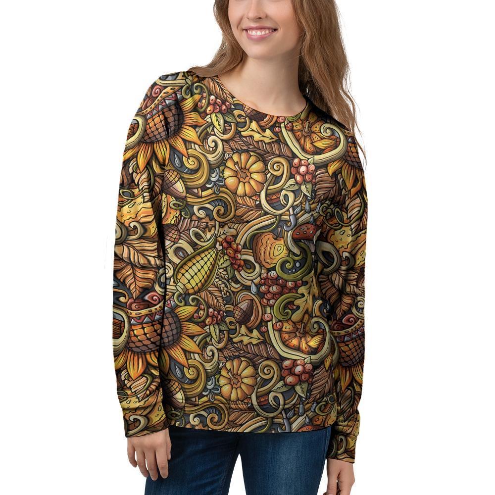 Sunflower Psychedelic Women's Sweatshirt-grizzshop