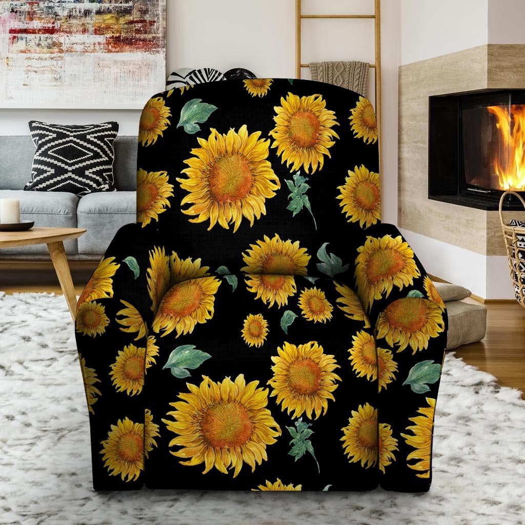 Sunflower Recliner Cover-grizzshop