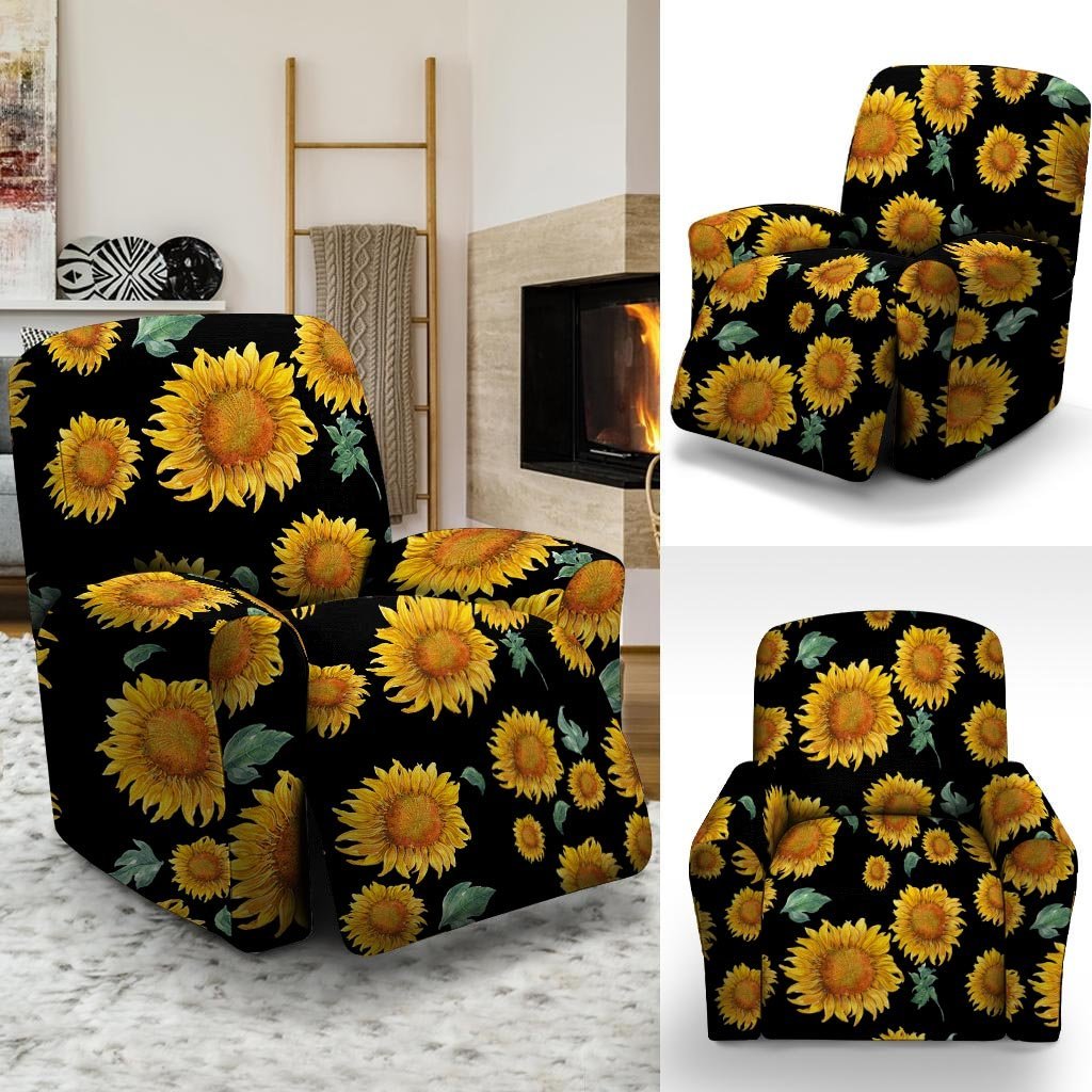 Sunflower Recliner Cover-grizzshop