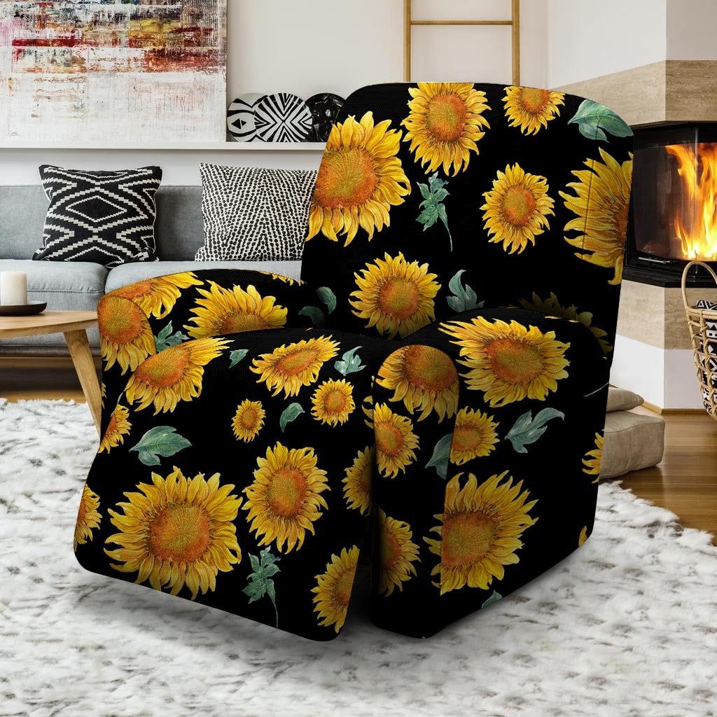 Sunflower Recliner Cover-grizzshop