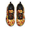 Sunflower Red Print Pattern Black Sneaker-grizzshop