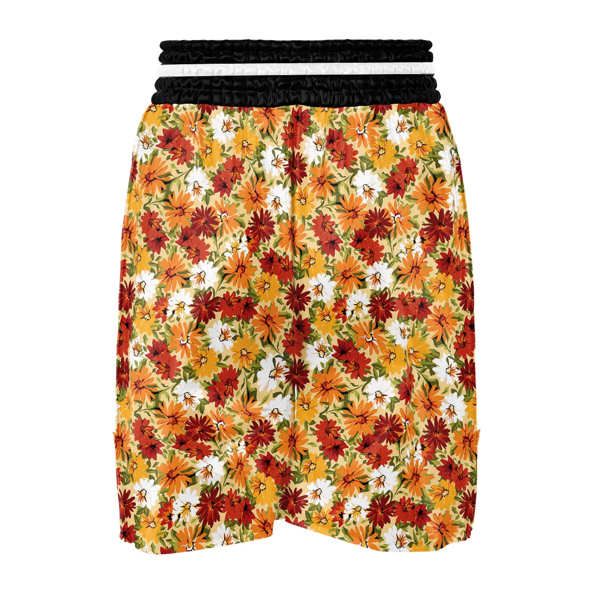 Sunflower Red Print Pattern Boxing Shorts-grizzshop