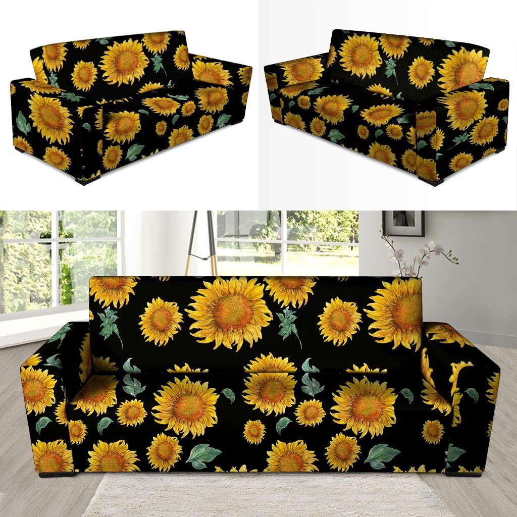 Sunflower Sofa Cover-grizzshop