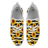 Sunflower Stripe Print Pattern White Athletic Shoes-grizzshop