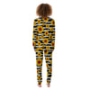 Sunflower Stripe Print Pattern Women's Pajamas-grizzshop