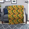 Sunflower With Bird And Butterfly Blanket-grizzshop