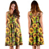 Sunflower With Bird And Butterfly Dress-grizzshop