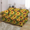 Sunflower With Bird And Butterfly Loveseat Cover-grizzshop