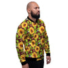 Sunflower With Bird And Butterfly Men's Bomber Jacket-grizzshop