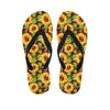 Sunflower With Bird And Butterfly Men's Flip Flops-grizzshop