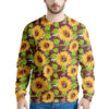 Sunflower With Bird And Butterfly Men's Sweatshirt-grizzshop