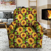 Sunflower With Bird And Butterfly Recliner Cover-grizzshop