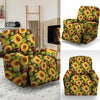 Sunflower With Bird And Butterfly Recliner Cover-grizzshop