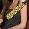 Sunflower With Bird And Butterfly Seat Belt Cover-grizzshop