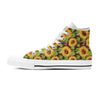 Sunflower With Bird And Butterfly Women's High Top Shoes-grizzshop