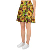 Sunflower With Bird And Butterfly Women's Skirt-grizzshop