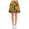 Sunflower With Bird And Butterfly Women's Skirt-grizzshop