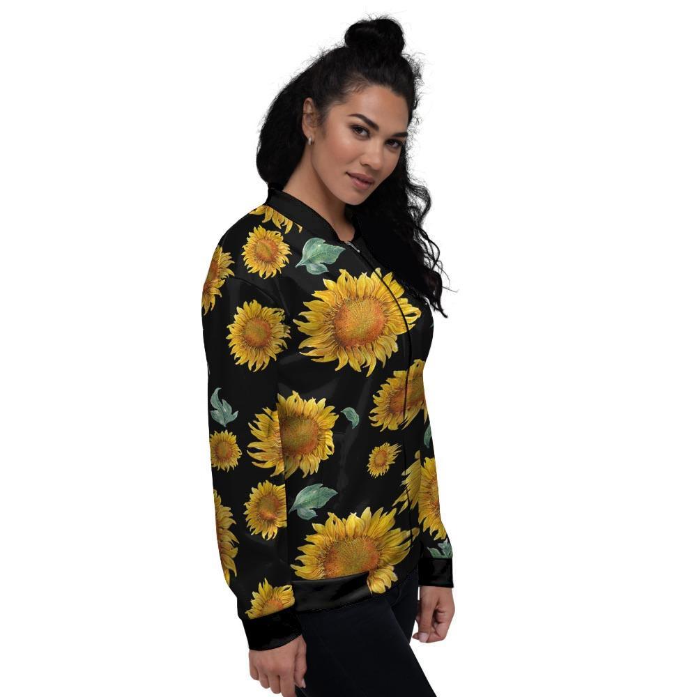 Sunflower Women's Bomber Jacket-grizzshop