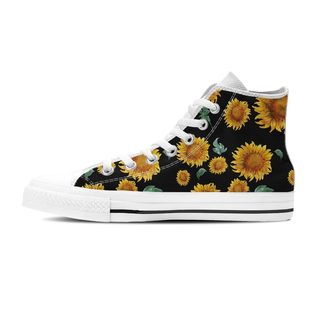 Sunflower Women's High Top Shoes-grizzshop