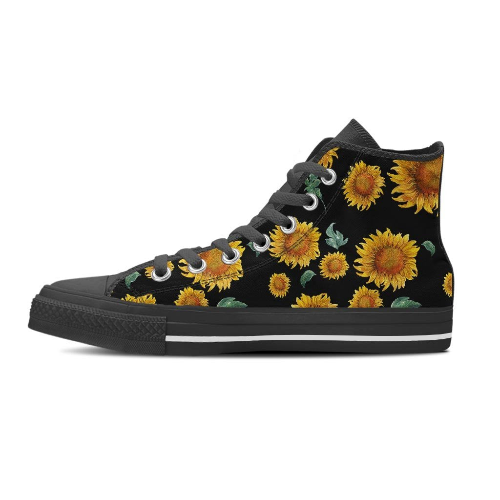 Sunflower Women's High Top Shoes-grizzshop