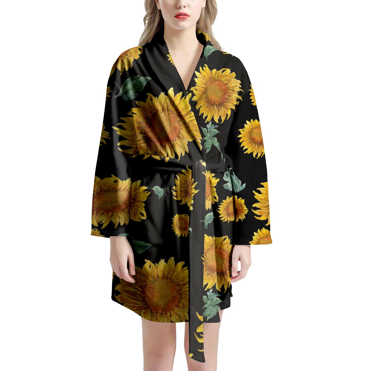 Sunflower Women's Robe-grizzshop