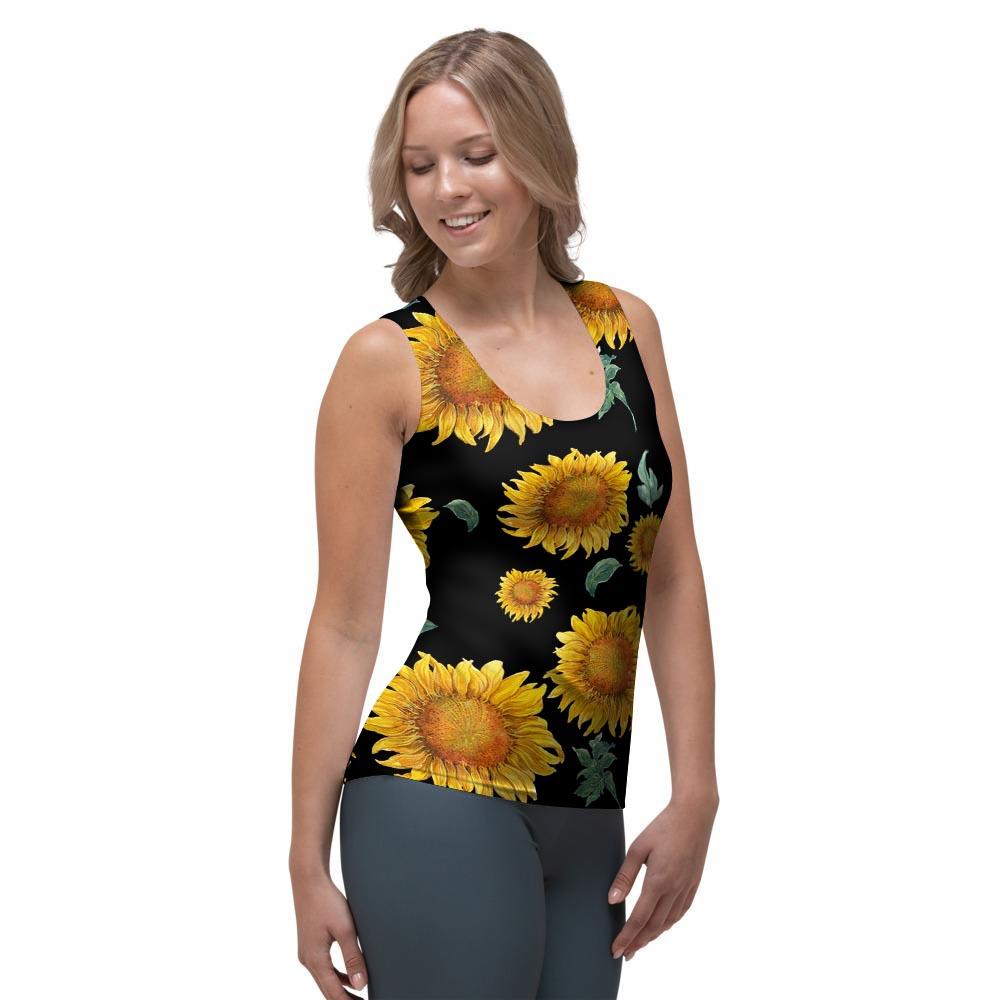 Sunflower Women's Tank Top-grizzshop