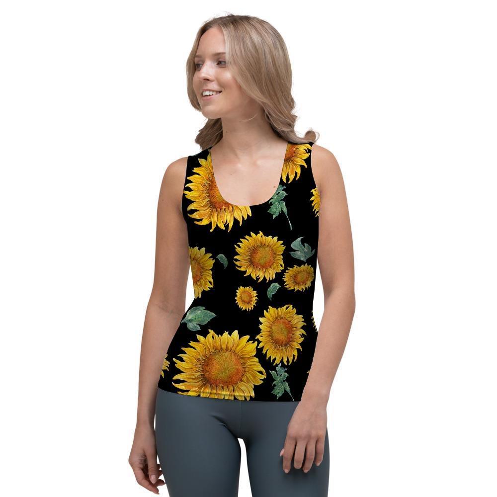 Sunflower Women's Tank Top-grizzshop