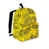 Sunflower Yellow Print Backpack-grizzshop