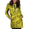 Sunflower Yellow Print Hoodie Dress-grizzshop