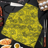 Sunflower Yellow Print Men's Apron-grizzshop