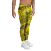 Sunflower Yellow Print Men's Leggings-grizzshop