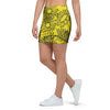 Sunflower Yellow Print Mini Skirt-grizzshop