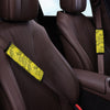 Sunflower Yellow Print Seat Belt Cover-grizzshop