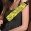 Sunflower Yellow Print Seat Belt Cover-grizzshop