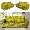 Sunflower Yellow Print Sofa Cover-grizzshop