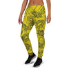 Sunflower Yellow Print Women's Joggers-grizzshop