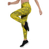 Sunflower Yellow Print Women's Leggings-grizzshop