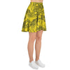 Sunflower Yellow Print Women's Skirt-grizzshop