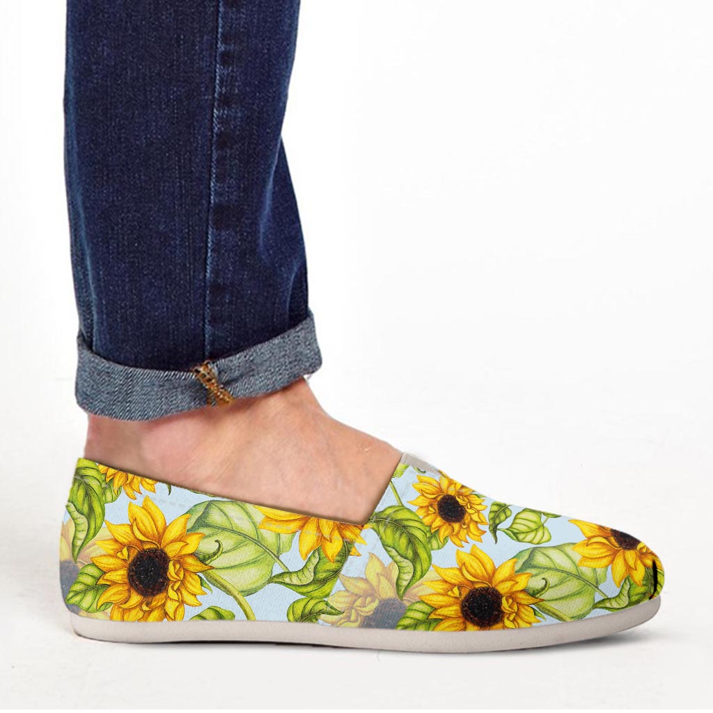 Sunflower Blue Canvas Shoes-grizzshop