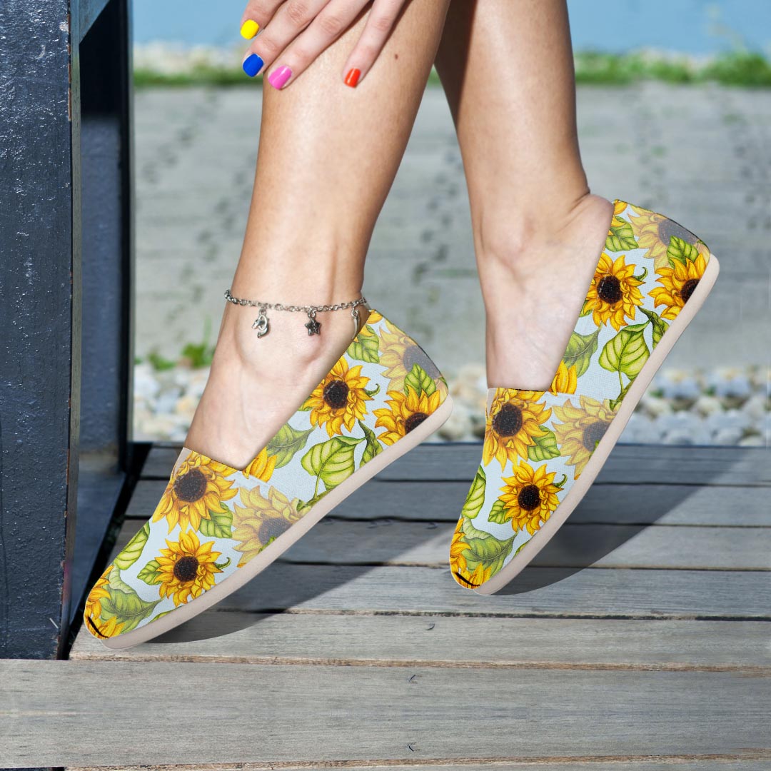 Sunflower Blue Canvas Shoes-grizzshop