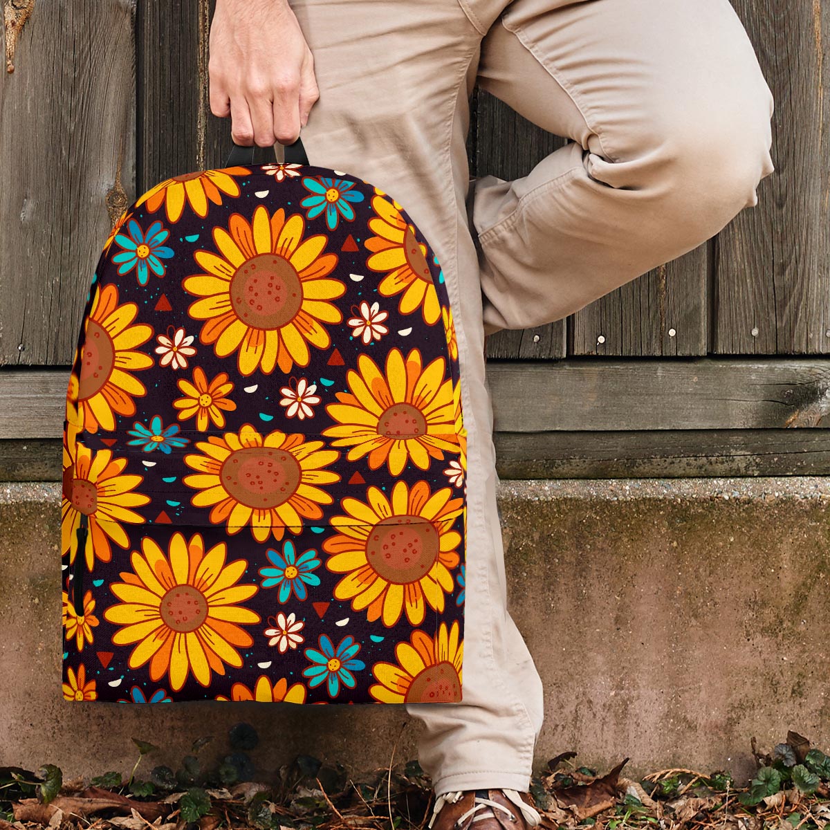 Sunflowr Floral Backpack-grizzshop