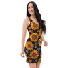 Sunflowr Floral Bodycon Dress-grizzshop