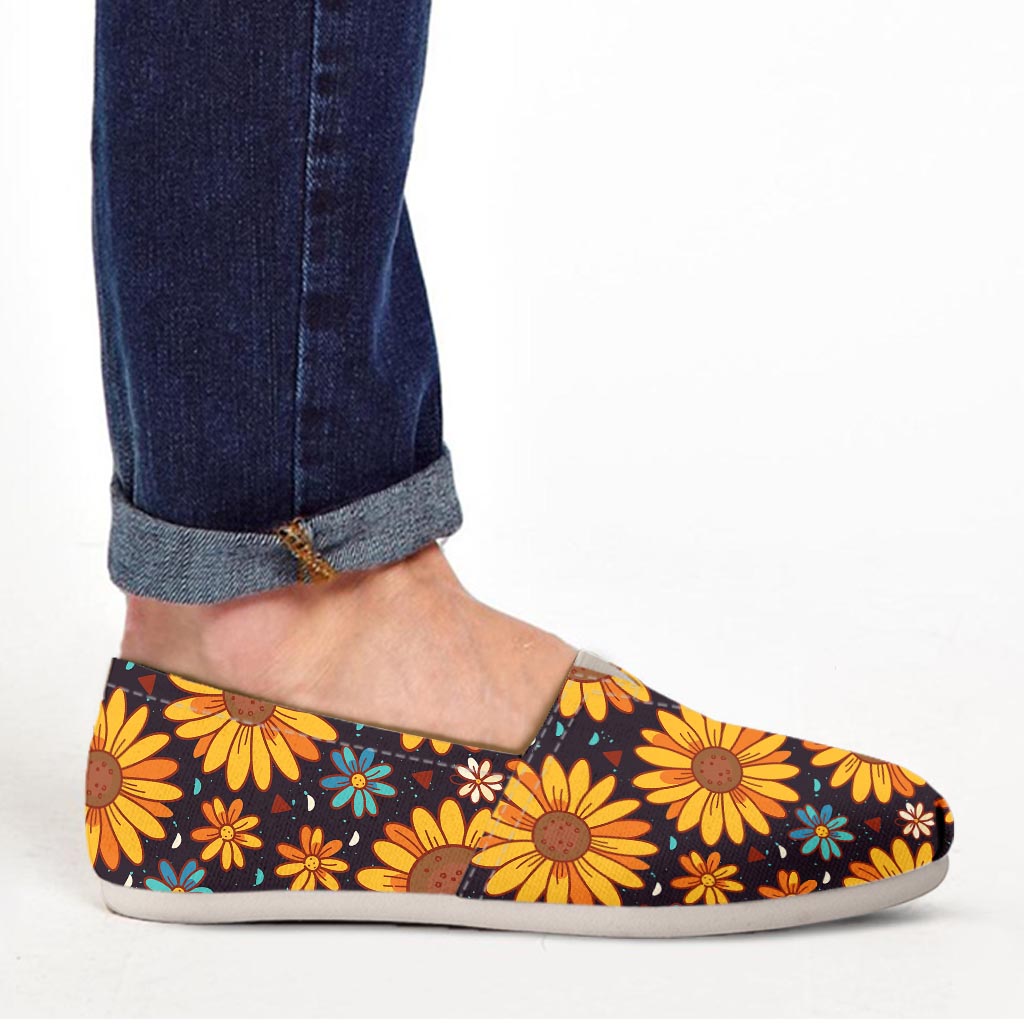 Sunflowr Floral Canvas Shoes-grizzshop