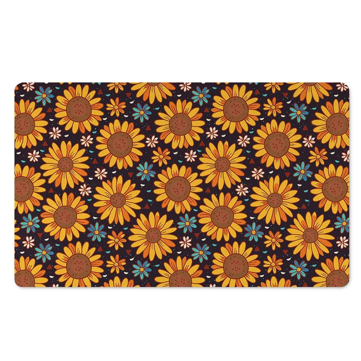 Sunflowr Floral Door Mat-grizzshop