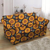 Sunflowr Floral Loveseat Cover-grizzshop