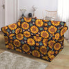 Sunflowr Floral Loveseat Cover-grizzshop