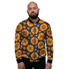 Sunflowr Floral Men's Bomber Jacket-grizzshop